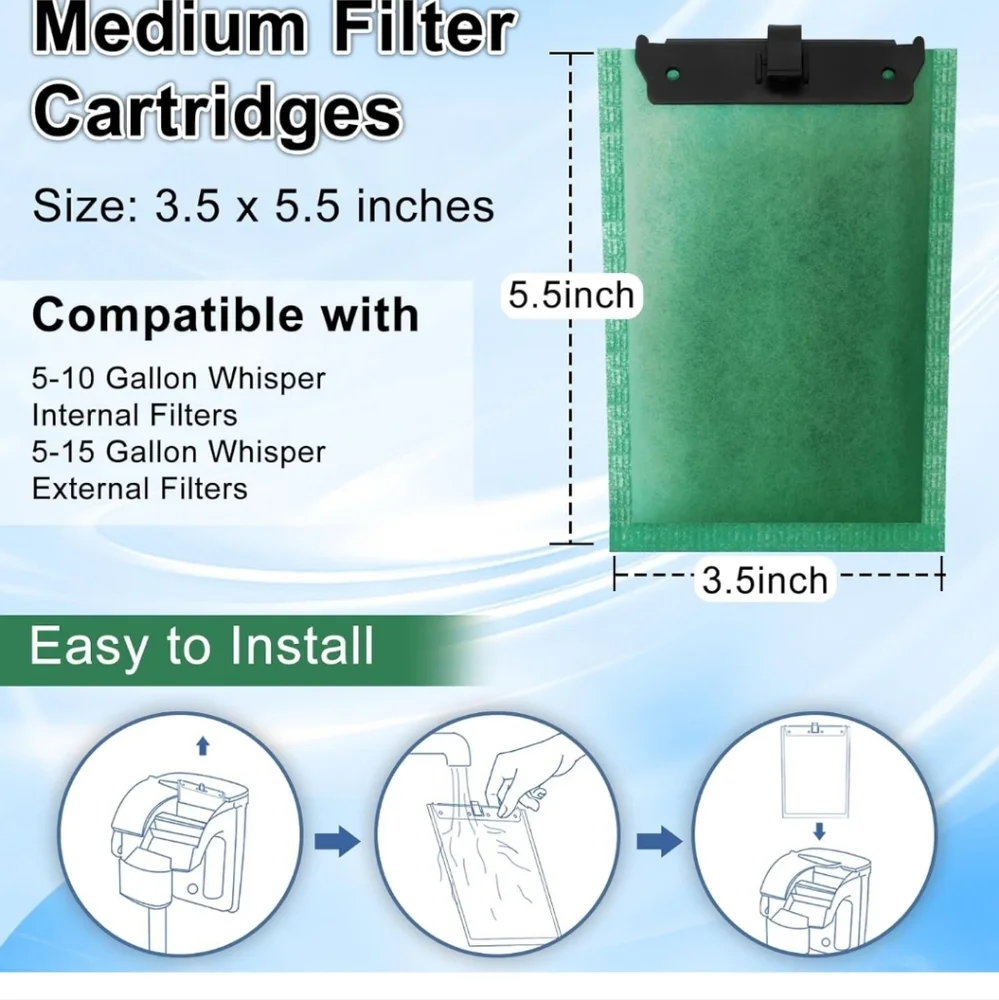 6 Pack Medium Filter Cartridges